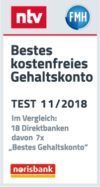 norisbank TOP Girokonto - ntv bestes kostenfreies Girokonto